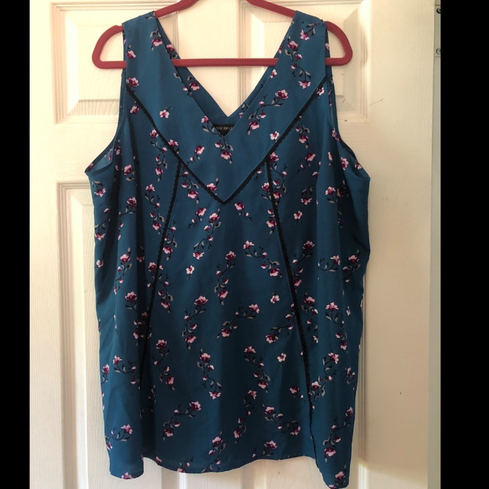 Teal tank top